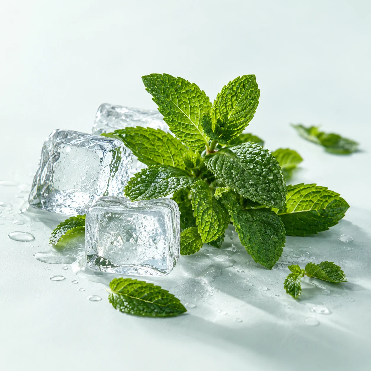 Mint caffeine pouch flavor-development reference