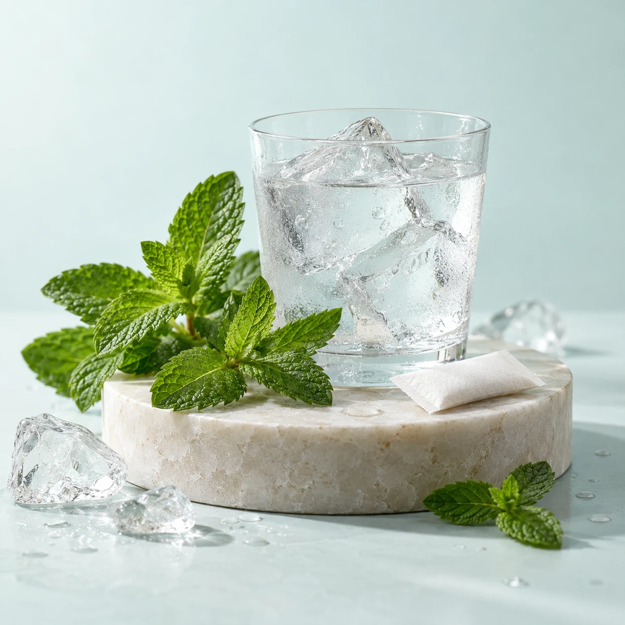 Menthol caffeine pouch flavor-development reference