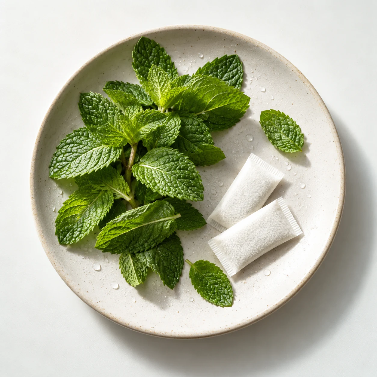 Spearmint caffeine pouch flavor-development reference