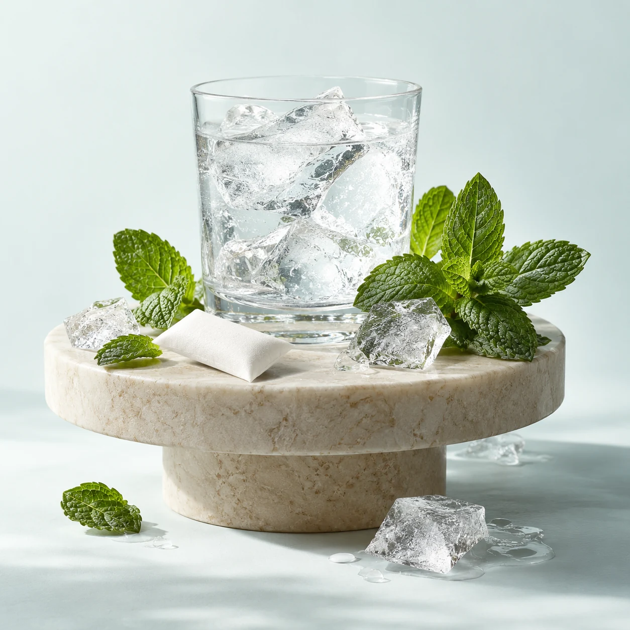 Polar Mint caffeine pouch flavor-development reference