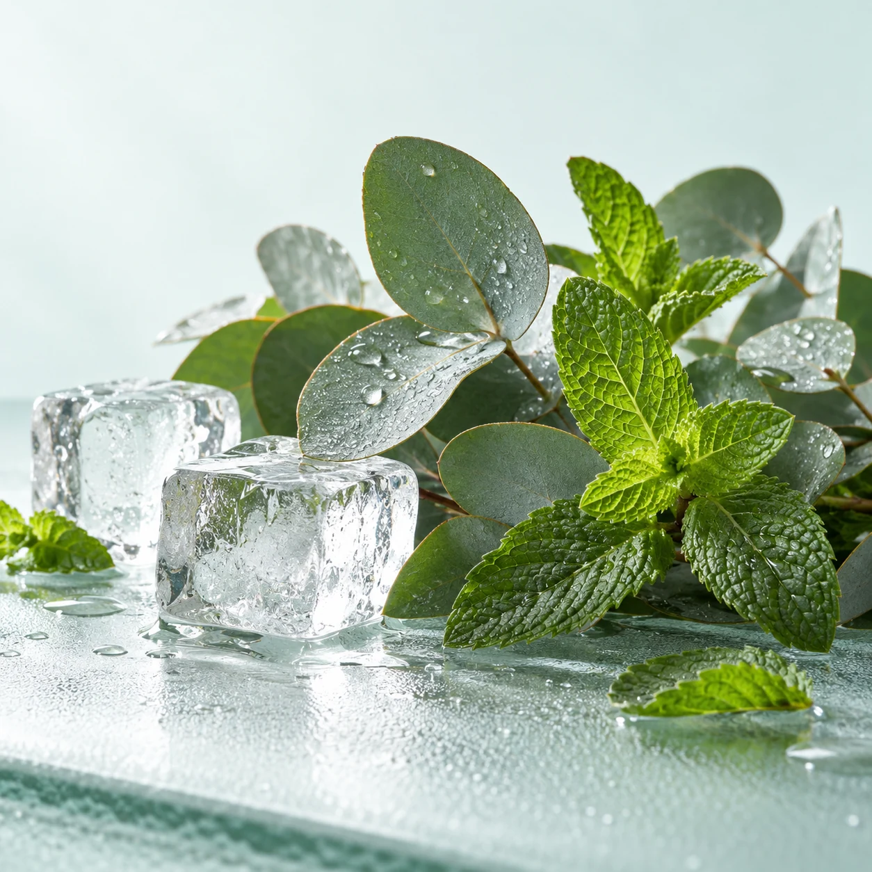 Eucalyptus Mint caffeine pouch flavor-development reference