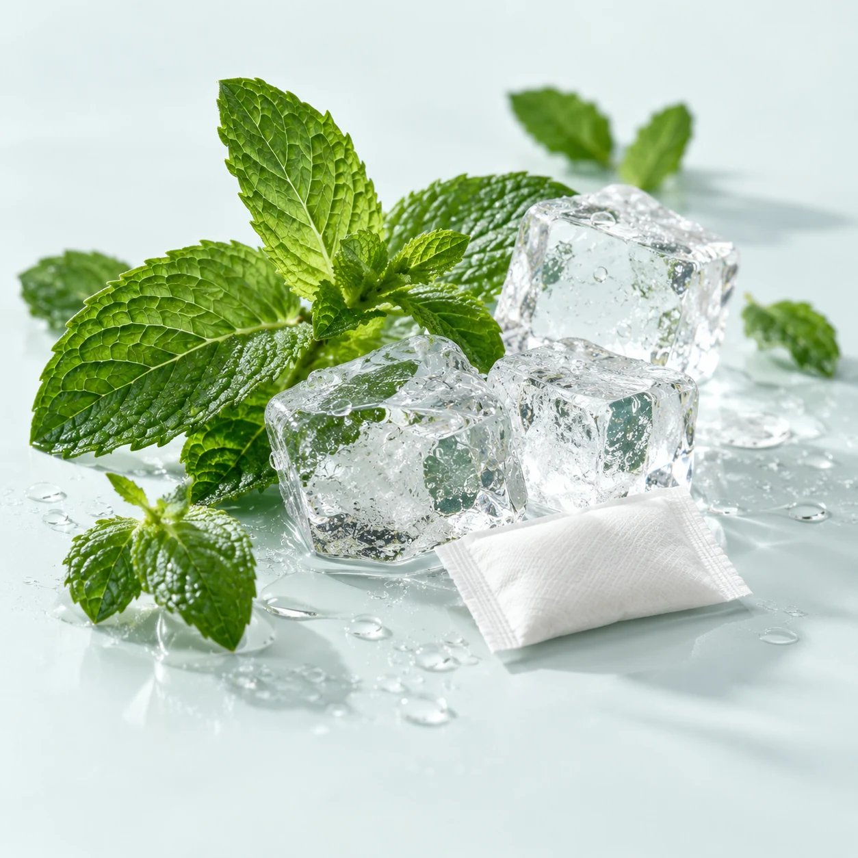 Extra Ice Mint caffeine pouch flavor-development reference