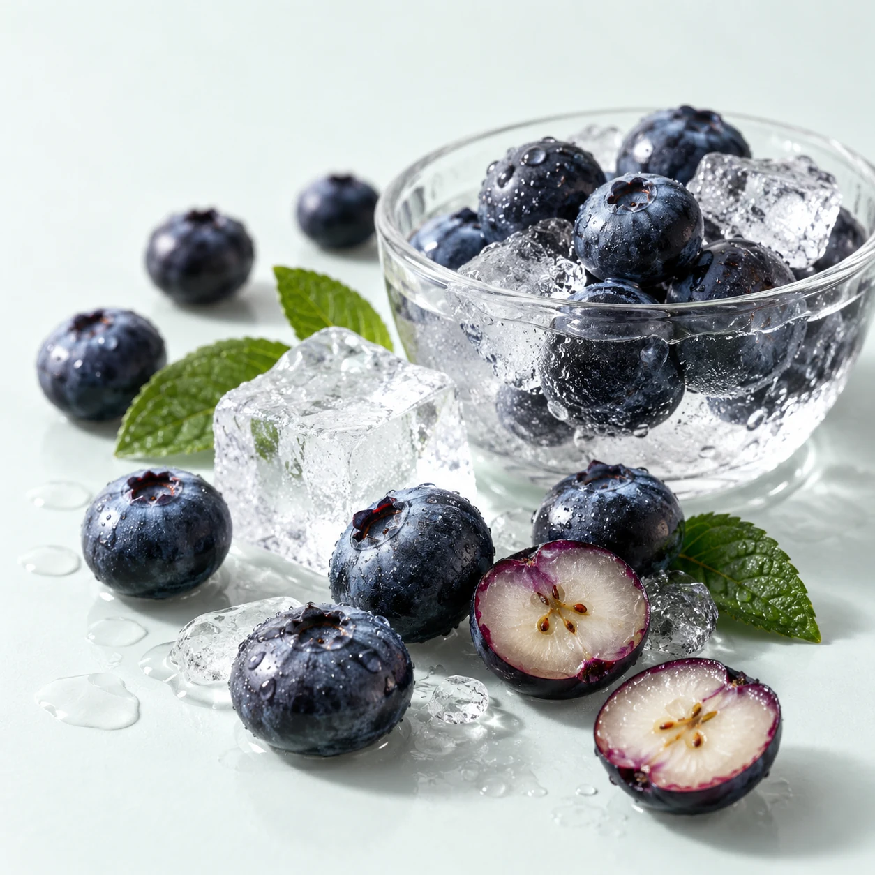 Icy Blueberry caffeine pouch flavor-development reference