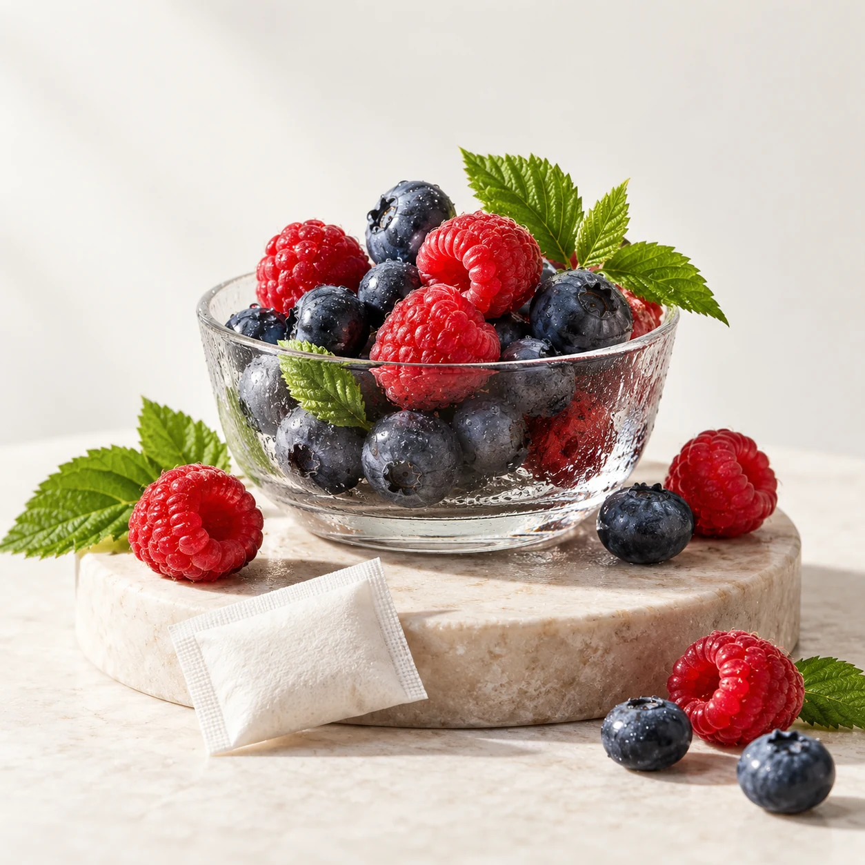 Blueberry Raspberry caffeine pouch flavor-development reference
