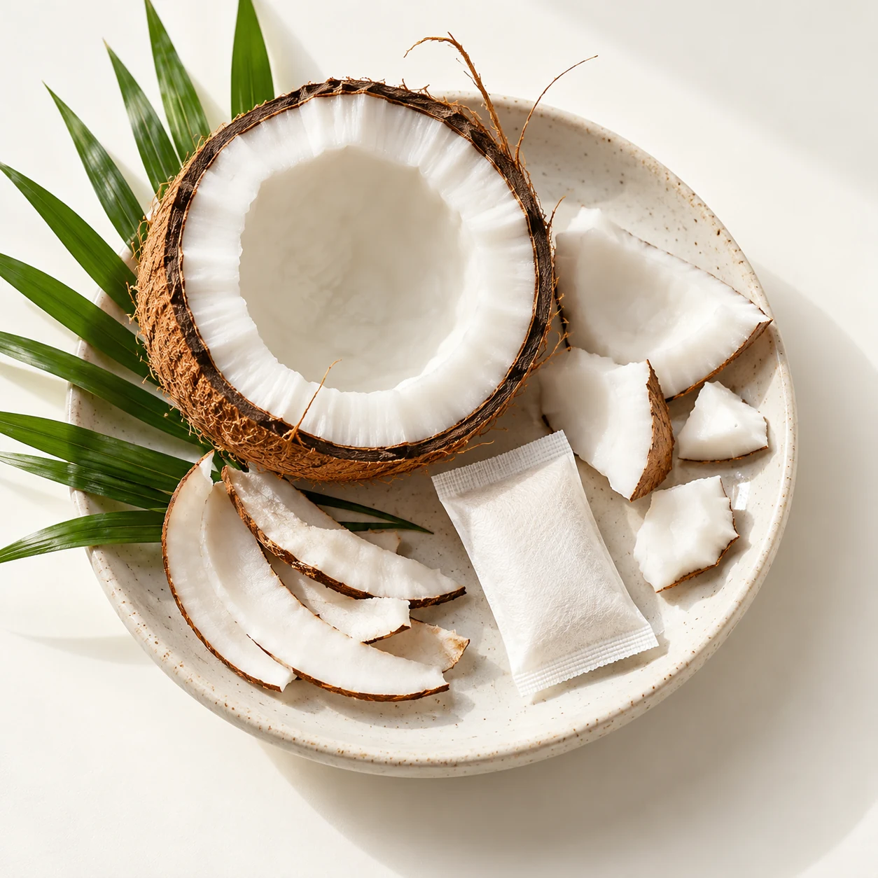 Coconut caffeine pouch flavor-development reference