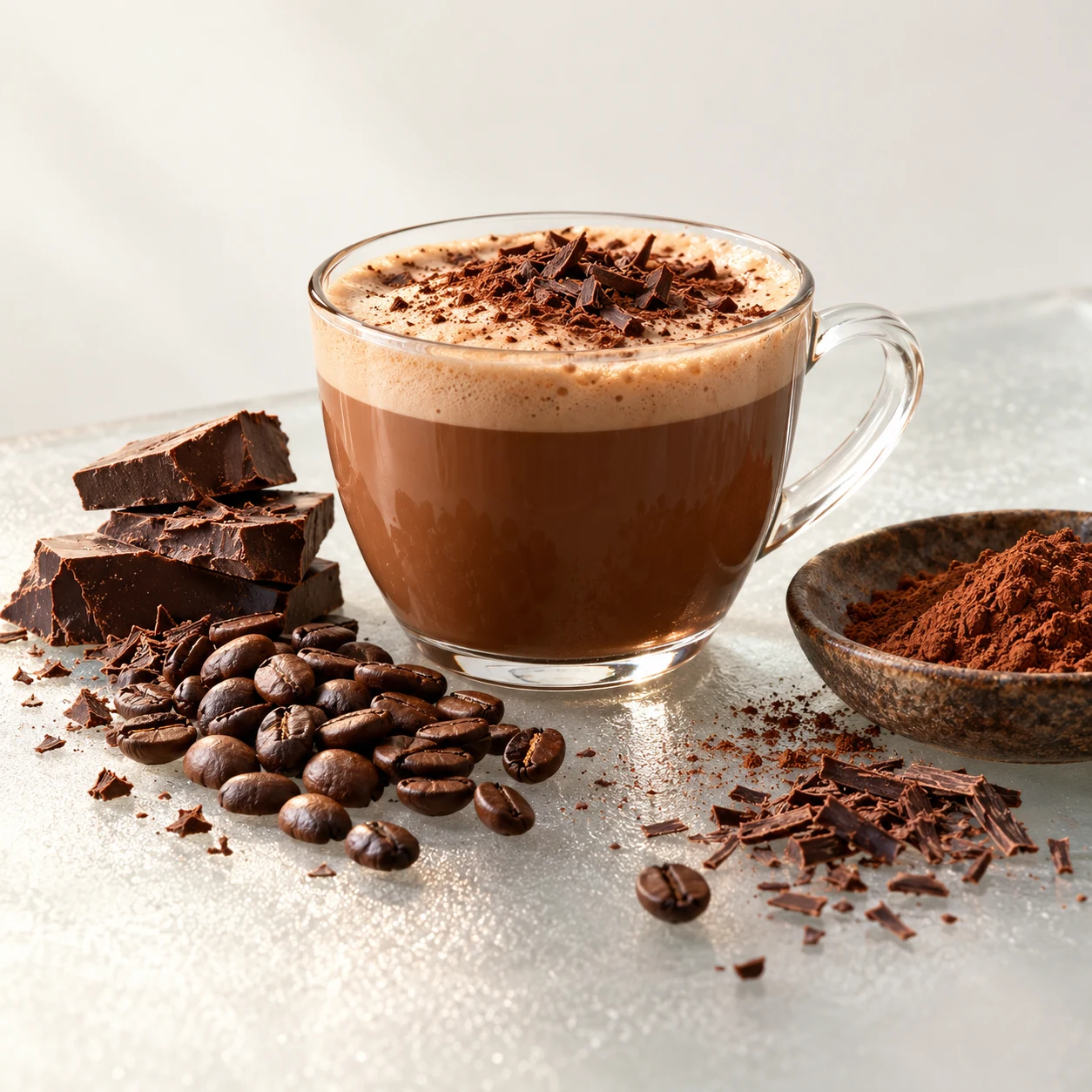 Mocha caffeine pouch flavor-development reference