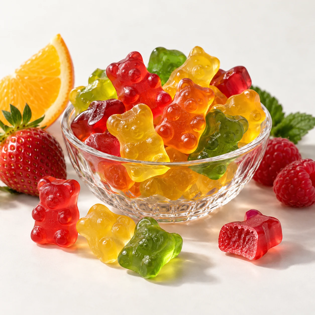 Gummy Bear caffeine pouch flavor-development reference