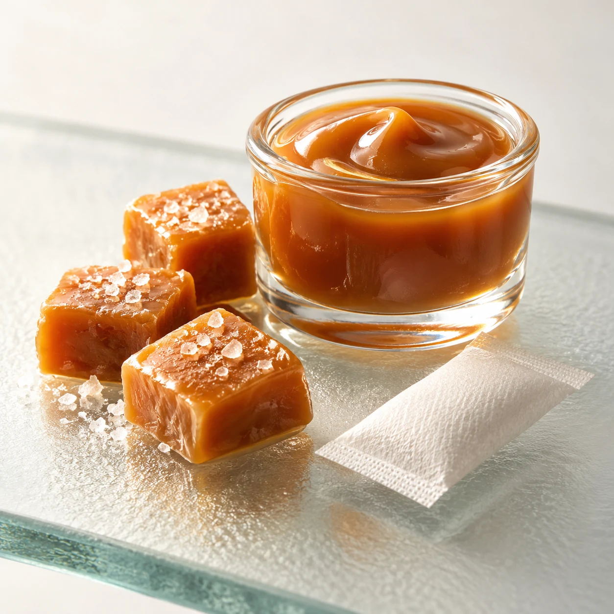 Caramel caffeine pouch flavor-development reference