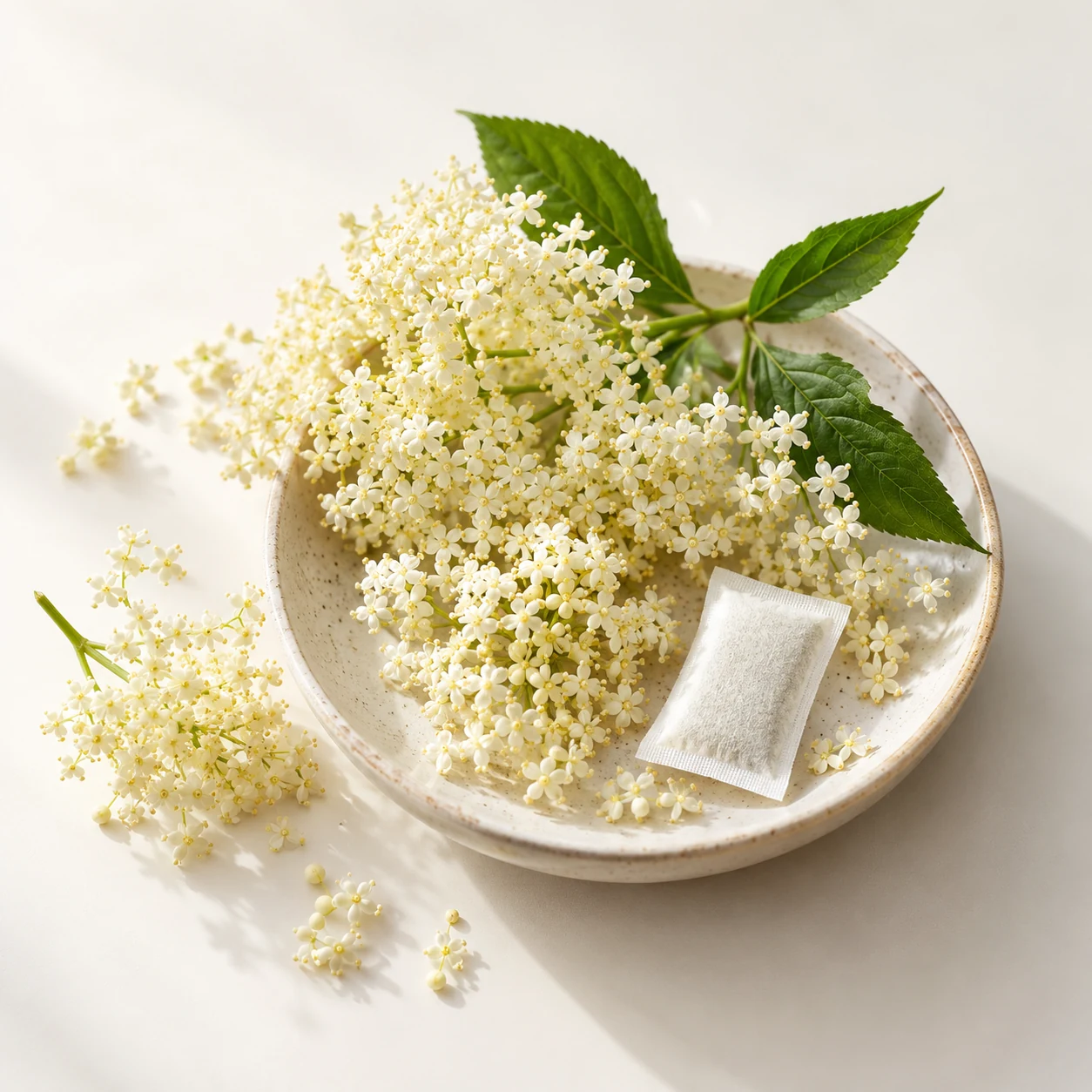 Elderflower caffeine pouch flavor-development reference