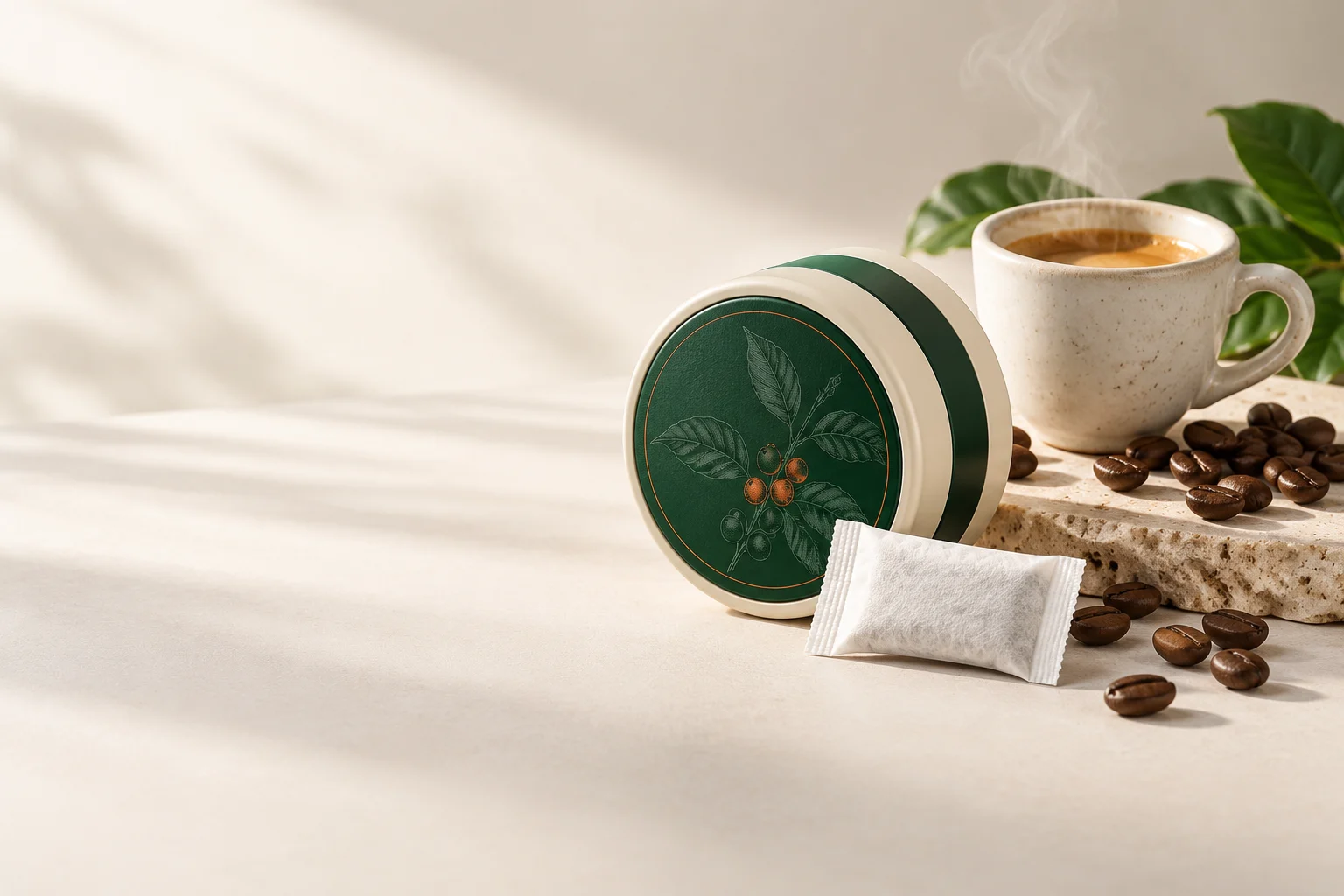 Caffeine oral pouches, made for your brand. — development concept photograph 5